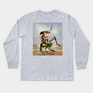 Wasteland traveler Kids Long Sleeve T-Shirt